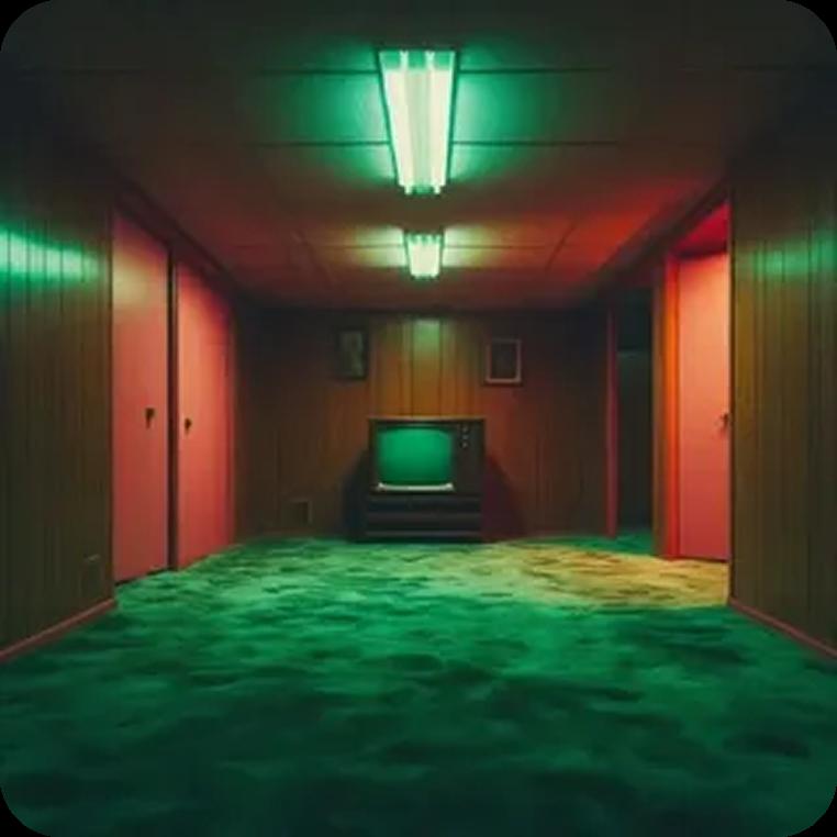 Couloir lumineux de Director Scape