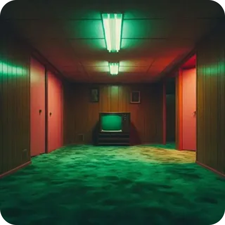 Couloir lumineux de Director Scape